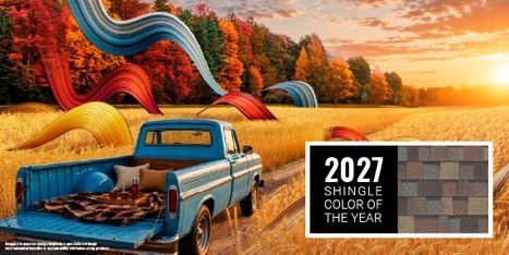 Owens Corning announces 2027 Shingle Color of the yeare pr photo